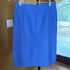 Amanda Smith Petites Lavender Textured Pencil Skirt Size 10P